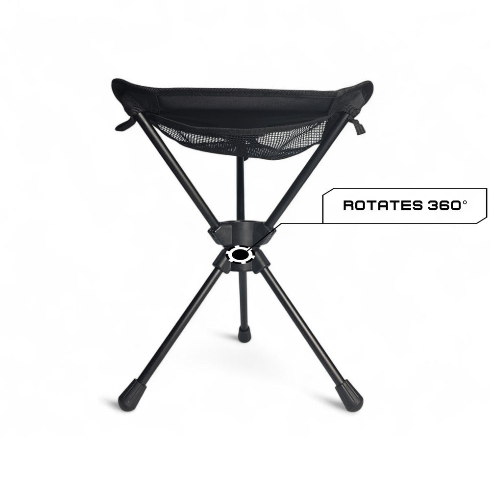 Mooseknuckle Outdoors Ultra-Portable Rotating Stool