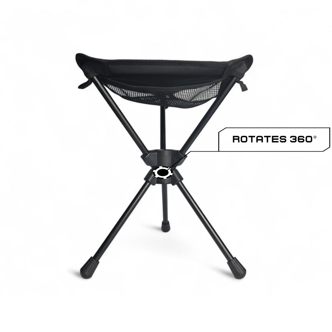 Mooseknuckle Outdoors Ultra-Portable Rotating Stool